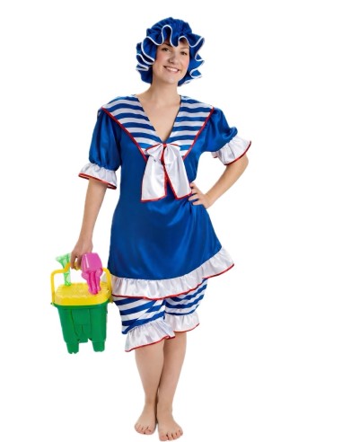 Disfarce Feminino de Banhista Anos 20 Tal - de alta qualidade, ideal para carnaval, festas temáticas e eventos especiais